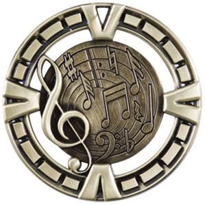 "Music" Medal - 2-1/2"