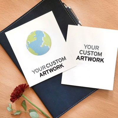 Double-Sided Custom Flat Card With Shape