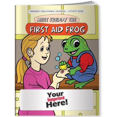 Coloring Book - Meet Freddy the First Aid Frog