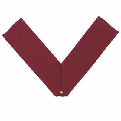 RP Series V-Neck Maroon Red Ribbon w/Eyelet