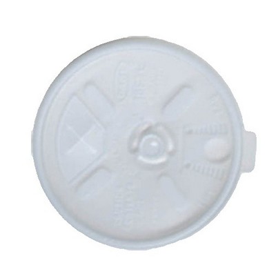 White Lift Lock Tear Back Lid (For Foam Cup)