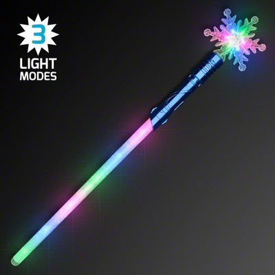 Snowflake Light Staff LED Saber - PRINTED