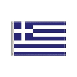 60"W x 36"H National Flag, Greece, Single-Sided