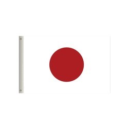 60"W x 36"H National Flag, Japan, Single-Sided