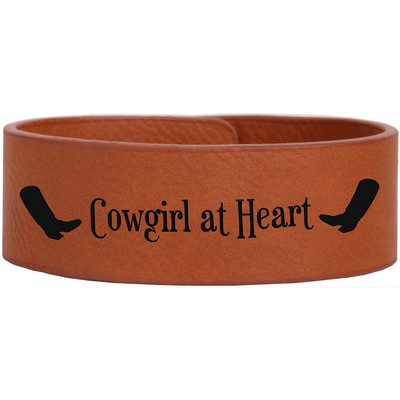 Cuff/Bracelet, Rawhide Faux Leather