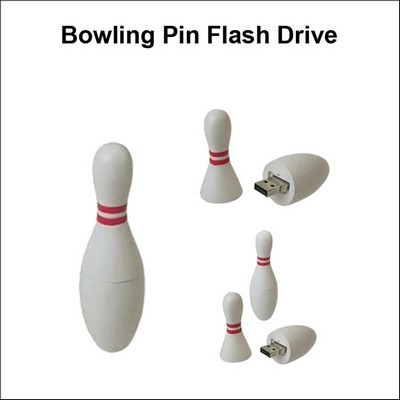 Bowling Pin Flash Drive - 1 GB Memory