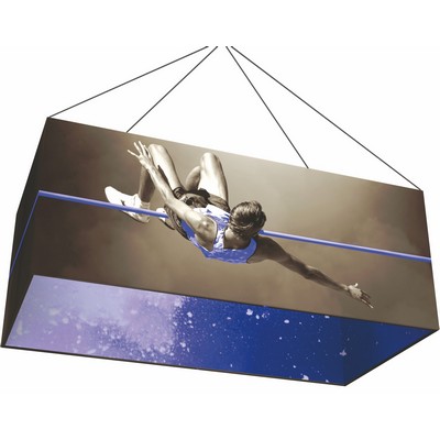 Rectangle 10' x 4' Hanging Structure & Double Sided Graphic