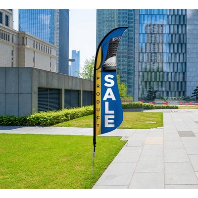 Shark Fin Flags, Single Sided Package (2.42' x 6.67')