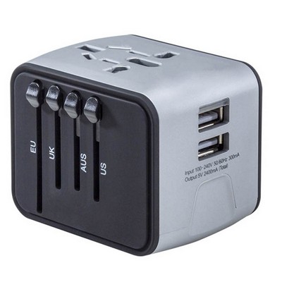 Promotek iBank® World Travel Adapter for 150 countries
