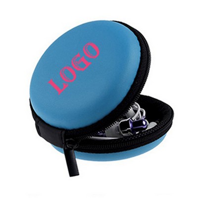 Zippered EVA Earphone Pouch Coin Case