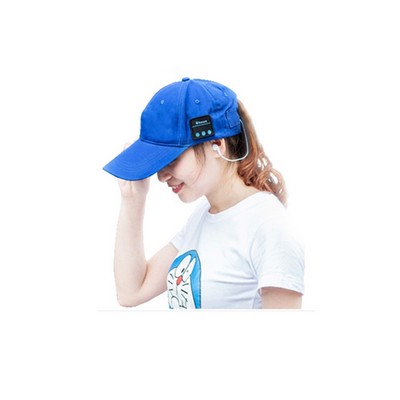 Wireless Music Cap with Built-in Speakers