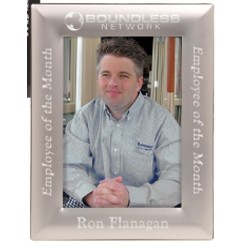 Silver Engraved Photo Frame (7 1/4"x 9 1/4")