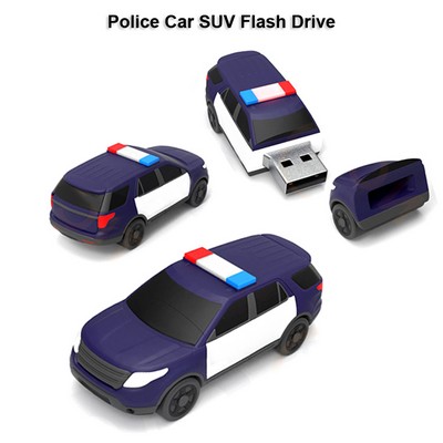 Police SUV Car Flash Drive - 128 MB Memory