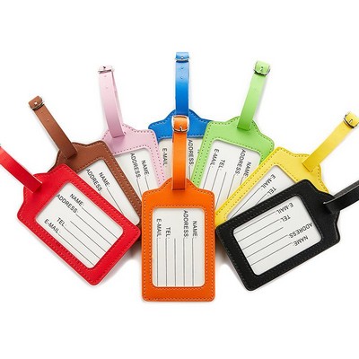 Leather Luggage Identification Tag