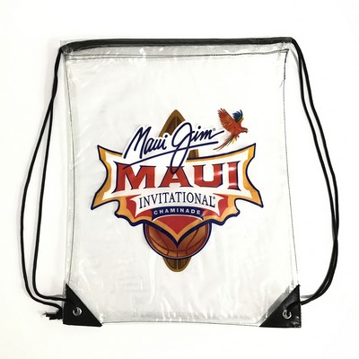 Clear Drawstring Backpack