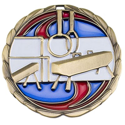 Stock Color Medals - Gymnastics