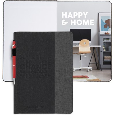 Large Reclaim Recycle Refillable Journal w/ Tip-In (7"x10")