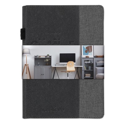 Large Reclaim Recycle Refillable Journal w/ GraphicWrap (7"x10")