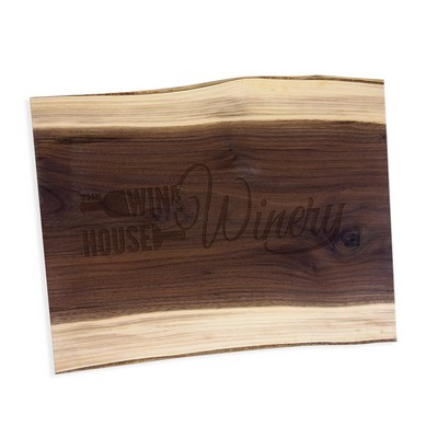 15" x 11" Black Walnut Cutting & Charcuterie Board
