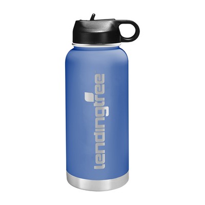 32 Oz. Blue Tahoe Drinkware Beverage Bottle