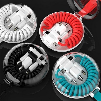 Spring Phone Charger Cable