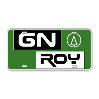 Car Licence Plates .060 Clear Polytrans (5.875" x 11.875") / Screen-printed