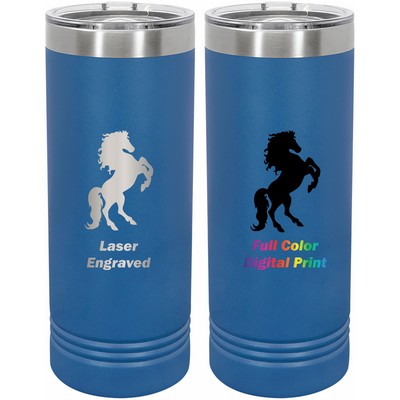22 oz Polar Camel Skinny Stainless Steel Tumbler
