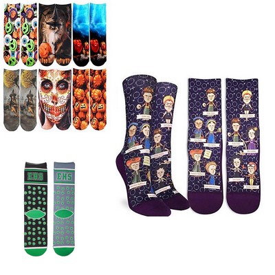 Colorful Funny Casual Crew Tube Socks