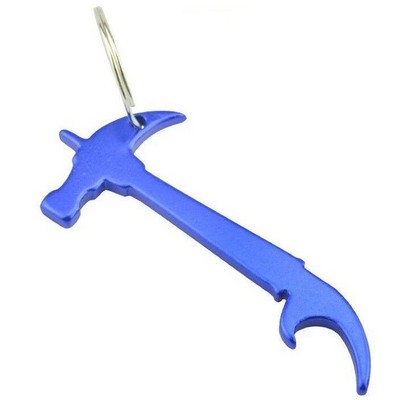 Hammer Shape Bottle Opener Keychain
