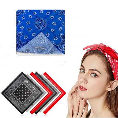 Printed Square Bandana (22" X 22")