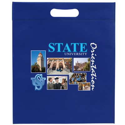13W x 15H x 3 - Non-Woven Die Cut Bag - ColorVista
