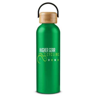 24 oz Vigor Aluminum Bottle With Bamboo Lid