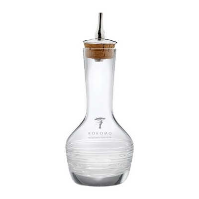 3oz. Glass Bitters Bottle Contemporary Design