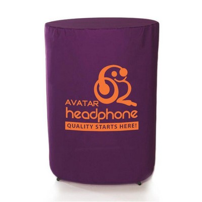 Round Custom Printed Fitted Table Cover - All Over Print