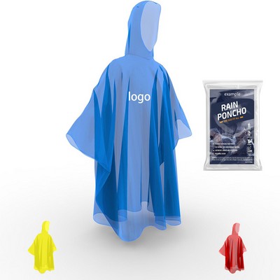 Disposable Rain Ponchos For Adults