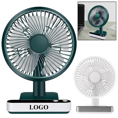 Rotating Head Table Fan With LED Display