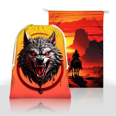 Full Color Polyester Drawstring Bag
