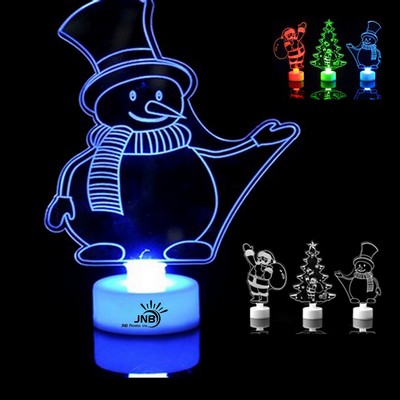 Twinkling Santa Night Lamp