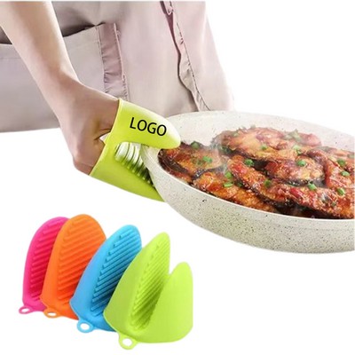 1Pcs Thicken Silicone Oven Glove Heat Resistant Pinch Mitt