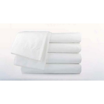 Lucia Collection 100% Mercerized Combed Cotton Queen Flat Sheet
