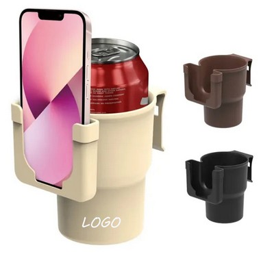 2-in-1 plastic Car Cup and Phone Holder