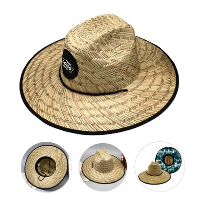 Wide Brim Straw Sun Hat for Men and Women.
