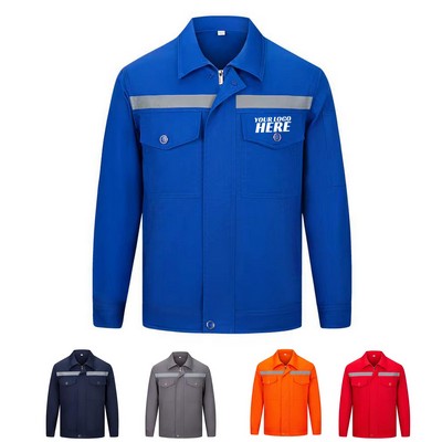 Worker Reflective Strip Long Sleeve Top