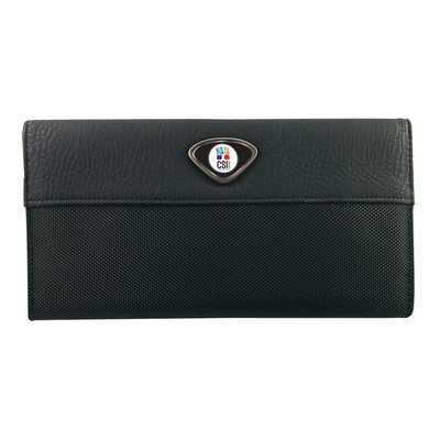 Passport Wallet W/ Color Medallion