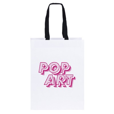 Cedar - Woven Handle White Eurototes - Flexo Ink Print