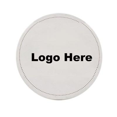 4" Round Paper Coaster With Uncoated