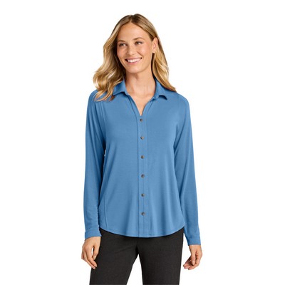 Port Authority Women's Luxe Knit Button Tunic