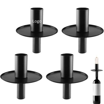 Wine Bottle Candle Holders