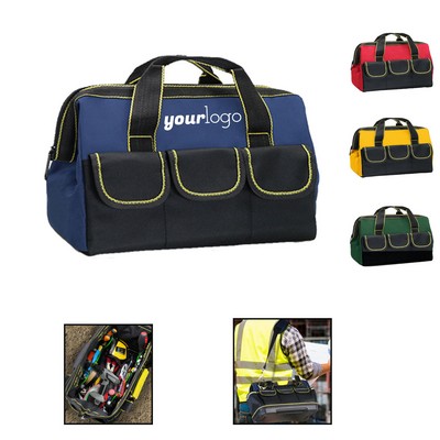 Thickened Wear-Resistant Canvas Tool Bag