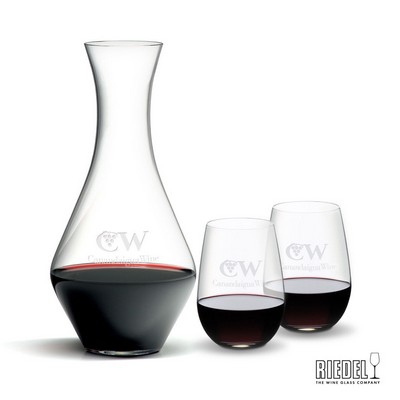 RIEDEL Merlot Decanter & Stemless Wine Set